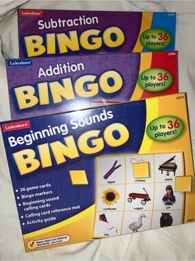 Lakeshore BINGO games bundle